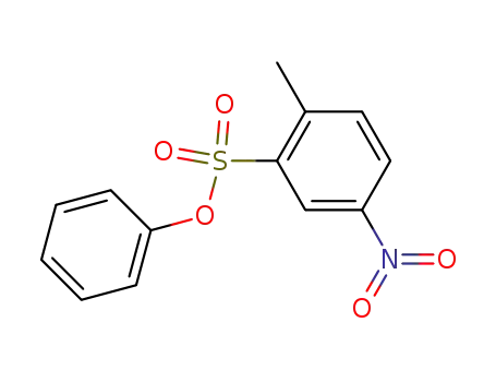 Molecular Structure of 85896-03-3 (phenyl 2-methyl-5-nitrobenzenesulphonate)