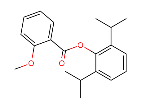 Benzoic acid, 2-methoxy-, 2,6-bis(1-methylethyl)phenyl ester