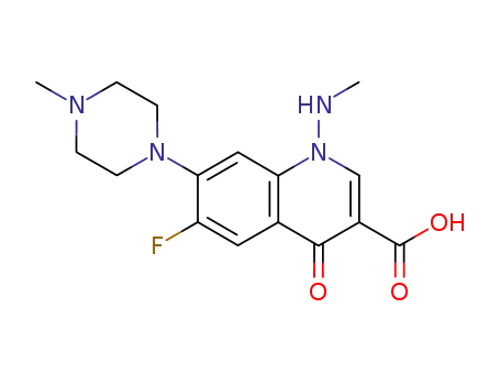 Molecular Structure of 86393-37-5 (amifloxacin)
