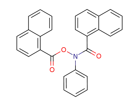 Molecular Structure of 87503-51-3 (1-Naphthalenecarboxamide, N-[(1-naphthalenylcarbonyl)oxy]-N-phenyl-)