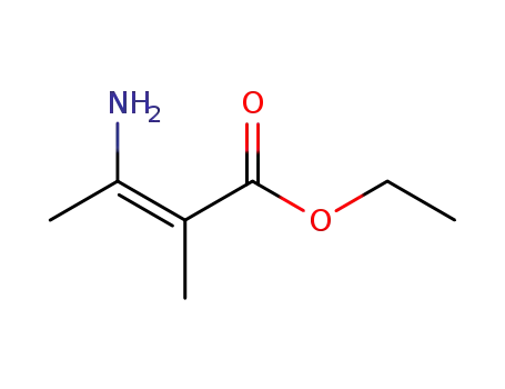 Molecular Structure of 54393-21-4 ((Z)-3-Amino-2-methyl-2-butenoic Acid Ethyl Ester)