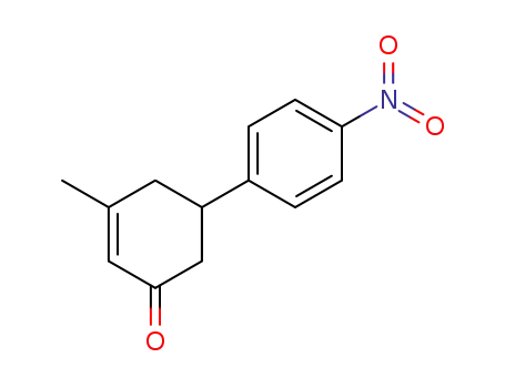 2-Cyclohexen-1-one, 3-methyl-5-(4-nitrophenyl)-