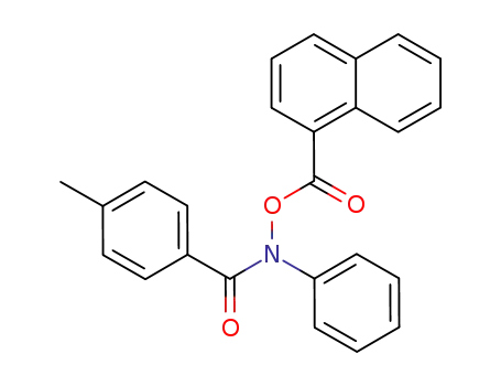 Molecular Structure of 87503-50-2 (Benzamide, 4-methyl-N-[(1-naphthalenylcarbonyl)oxy]-N-phenyl-)