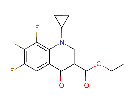 1-Cyclopropyl-6,7,8-trifluoro-1,4-dihydro-4-oxo-3-quinolinecarboxylic Acid Ethyl Ester