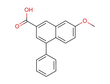 7-Methoxy-4-phenylnaphthalene-2-carboxylic acid