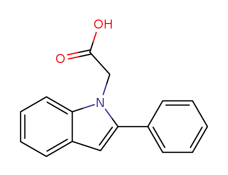(2-페닐-1H-인돌-1-일)아세트산