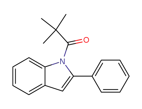 Molecular Structure of 193810-79-6 (1H-Indole, 1-(2,2-dimethyl-1-oxopropyl)-2-phenyl-)