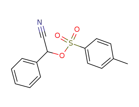 Molecular Structure of 28695-60-5 (cyano(phenyl)methyl 4-methylbenzenesulfonate)