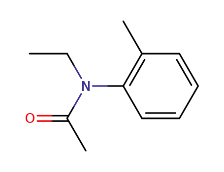 Molecular Structure of 6932-92-9 (N-ethyl-N-o-tolylacetaMide)