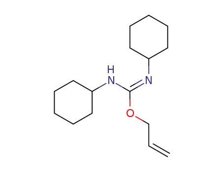 Molecular Structure of 92954-34-2 (O-allyl-N,N'-dicyclohexyl isourea)