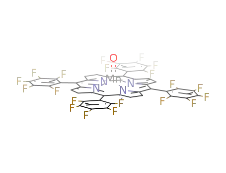 Molecular Structure of 107473-55-2 (5,10,15,20-tetra(pentafluorophenyl)porphyrin?manganese(IV)-oxo)