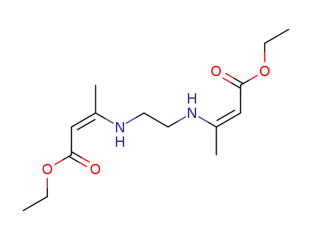 Molecular Structure of 23652-55-3 (ethyl (2Z)-3-[(2-{[(1Z)-3-ethoxy-1-methyl-3-oxoprop-1-enyl]amino}ethyl)amino]but-2-enoate)