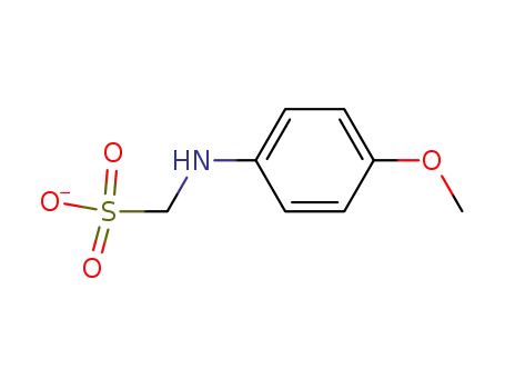 Molecular Structure of 91598-30-0 (p-methoxyanilinomethanesulfonate)