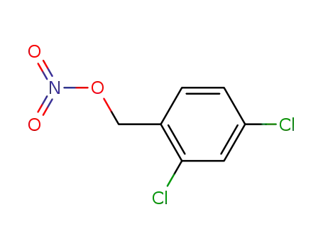 Molecular Structure of 91735-03-4 (Benzenemethanol, 2,4-dichloro-, nitrate)