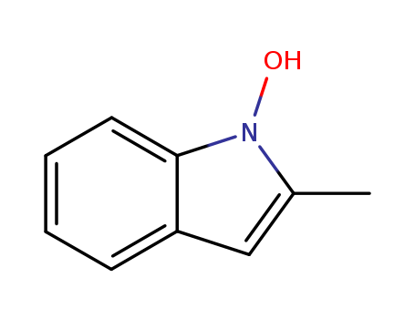 Molecular Structure of 1969-70-6 (1H-Indole, 1-hydroxy-2-methyl-)