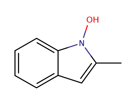 Molecular Structure of 1969-70-6 (1H-Indole, 1-hydroxy-2-methyl-)