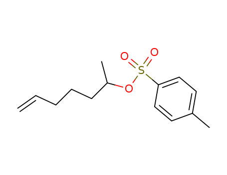 Molecular Structure of 59967-05-4 (6-Hepten-2-ol, 4-methylbenzenesulfonate)