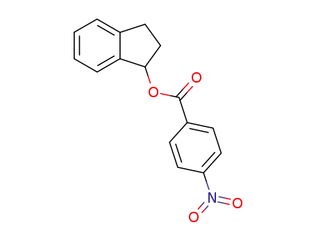 Molecular Structure of 119959-31-8 (1H-Inden-1-ol, 2,3-dihydro-, 4-nitrobenzoate)