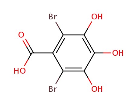 Molecular Structure of 602-92-6 (dibromogallic acid)