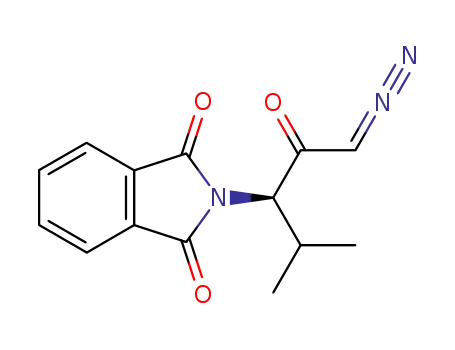 (R)-1-diazo-3-phthalimido-4-methylpentan-2-one