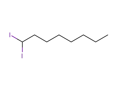 Molecular Structure of 66225-22-7 (Octane, 1,1-diiodo-)
