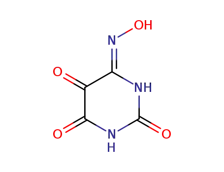 Molecular Structure of 74646-24-5 (alloxan-4-oxime)