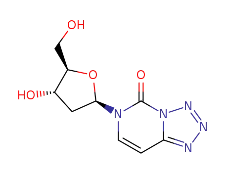 Molecular Structure of 108584-99-2 (6-(2-Deoxy-β-D-ribosyl)tetrazolo<1,5-c>pyrimidine-5(6H)-one)