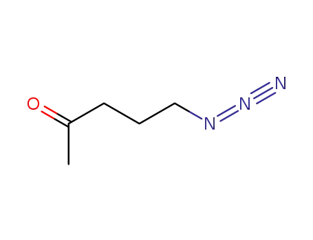 Molecular Structure of 84702-73-8 (5-azidopentan-2-one)