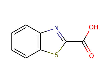 Molecular Structure of 3622-04-6 (BENZOTHIAZOLE-2-CARBOXYLIC ACID)