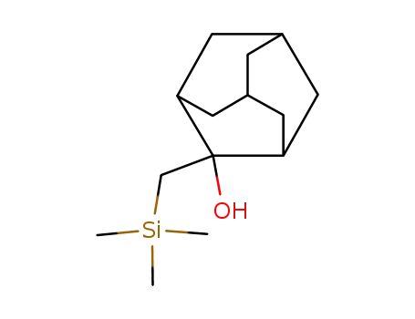 Molecular Structure of 58540-98-0 (2-Trimethylsilanylmethyl-adamantan-2-ol)