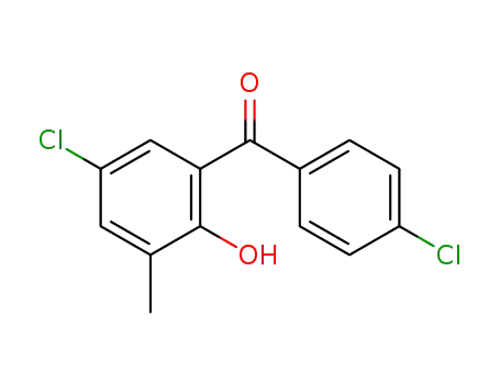 Molecular Structure of 86914-72-9 (4',5-dichloro-2-hydroxy-3-methylbenzophenone)