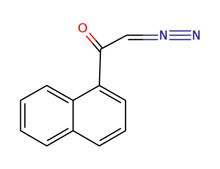 Molecular Structure of 4372-76-3 (Ethanone, 2-diazo-1-(1-naphthalenyl)-)