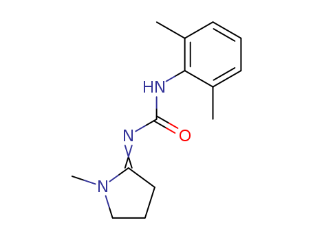 Urea,N-(2,6-dimethylphenyl)-N'-(1-methyl-2-pyrrolidinylidene)-