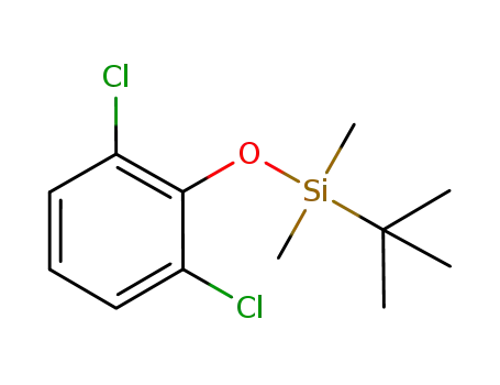 Molecular Structure of 188645-80-9 (tert-butyl (2,6-dichlorophenoxy)dimethylsilane)