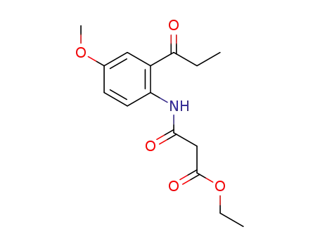 ethyl 3-((4-methoxy-2-propionylphenyl)amino)-3-oxopropanoate
