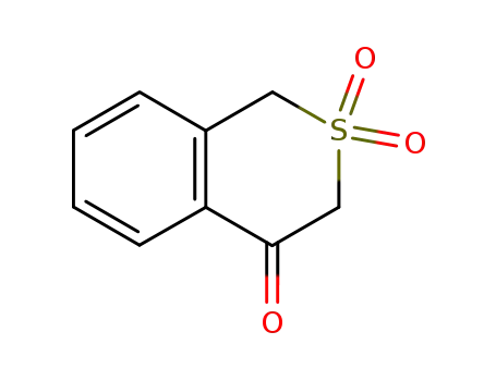 Molecular Structure of 16723-58-3 (Isothiochroman-4-one 2,2-dioxide)