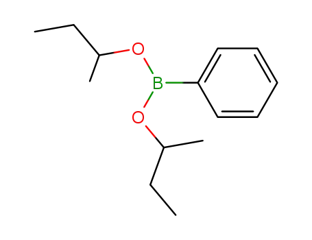 Molecular Structure of 98109-89-8 (bis(s-butyloxy)phenyl borane)