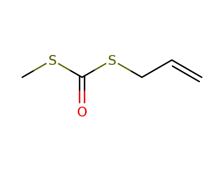 Molecular Structure of 40515-45-5 (S-allyl S-methyl dithiocarbonate)