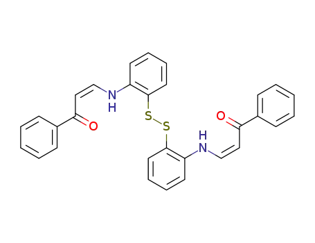 N,N'-bis-(β-benzoylvinyl)-2,2'-dithiodianiline