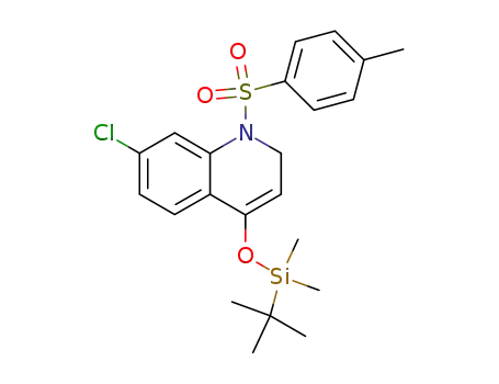Molecular Structure of 675578-65-1 (N-p-toluenesulfonyl-4-(t-butyldimethylsilyloxy)-7-chloro-1,2-dihydroquinoline)