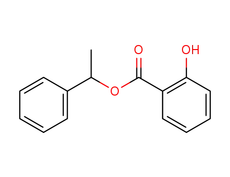 Molecular Structure of 74483-19-5 (1-phenylethyl 2-hydroxybenzoate)