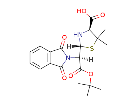 2H-Isoindole-2-aceticacid, a-(4-carboxy-5,5-dimethyl-2-thiazolidinyl)-1,3-dihydro-1,3-dioxo-,2-(1,1-dimethylethyl) ester cas  6966-35-4