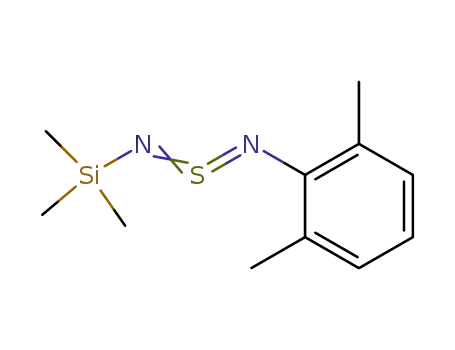 Molecular Structure of 100073-09-4 (1-(2,6-dimethylphenyl)-3-trimethylsilyl-1,3-diaza-2-thiaallene)