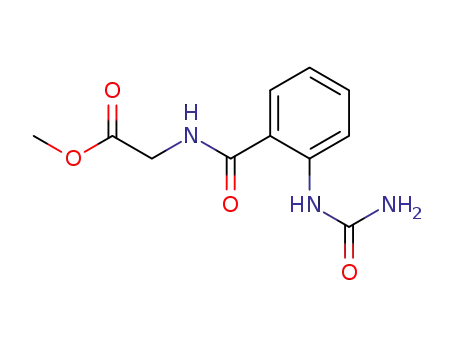 Glycine, N-[2-[(aminocarbonyl)amino]benzoyl]-, methyl ester