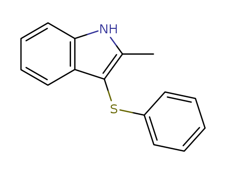 1H-Indole, 2-methyl-3-(phenylthio)-
