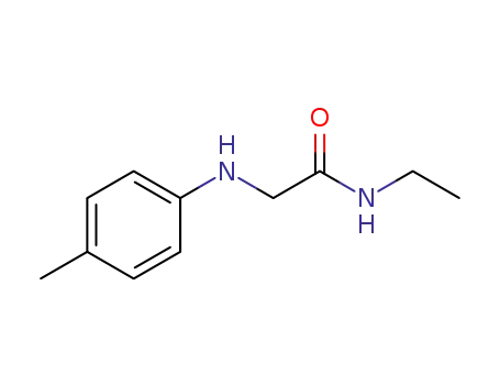 Molecular Structure of 1021235-39-1 (N-ethyl-2-(p-tolylamino)acetamide)