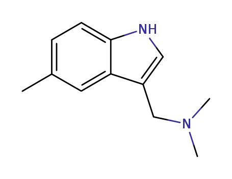Molecular Structure of 30218-58-7 (5-METHYLGRAMINE)