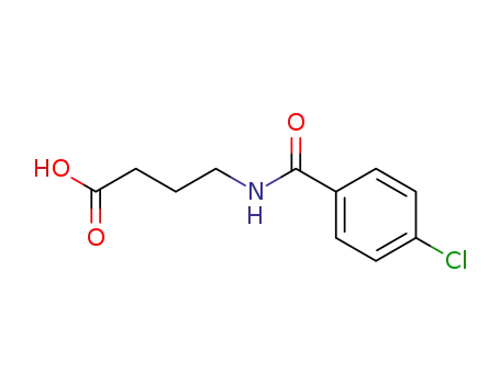 Molecular Structure of 71455-51-1 (4-(4-CHLORO-BENZOYLAMINO)-BUTYRIC ACID)