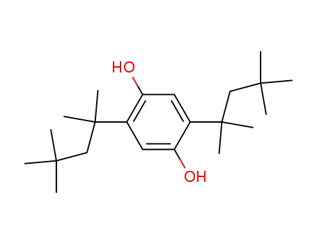 Molecular Structure of 903-19-5 (2,5-Bis(1,1,3,3-tetramethylbutyl)hydroquinone)