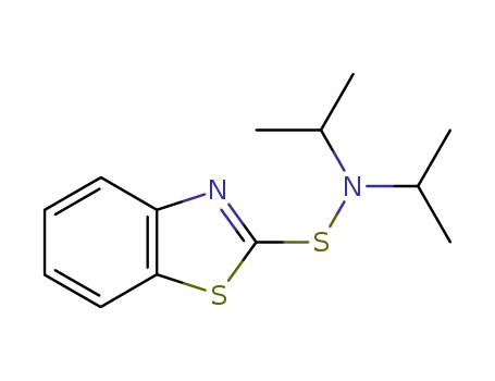 Molecular Structure of 95-29-4 (N,N-DIISOPROPYLBENZOTHIAZOLE-2-SULFENAMIDE)